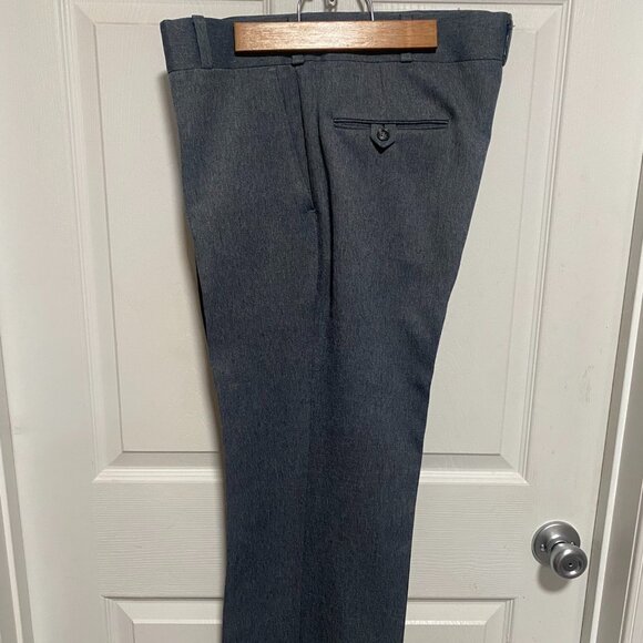 Men's VINTAGE Tweed Plaid Sport Coat and Pants Double Knit All Seasons 36 waist - Picture 4 of 9